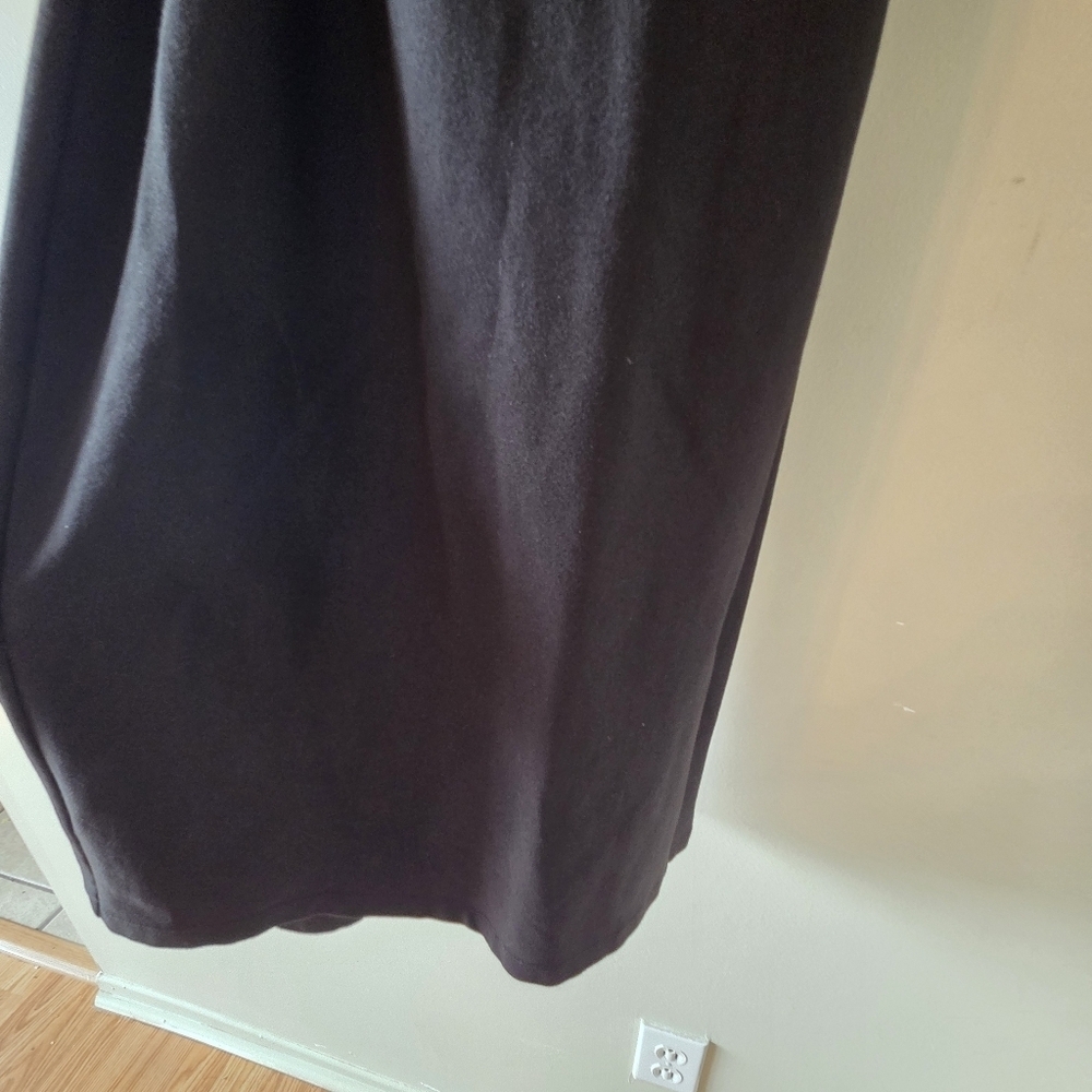 Aritzia Talula Varndell Cross Back Women's Bodycon Mini Black Dress Size Large - Picture 9 of 10